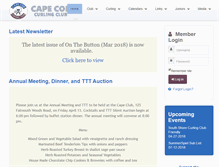 Tablet Screenshot of capecodcurling.org